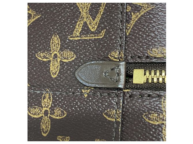 Borsa Louis Vuitton Monogram Vertical Box Trunk Marrone - vista 8