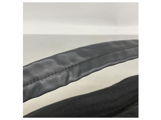 Chanel Paris Biarritz Canvas Schultertasche Schwarz - Ansicht 9