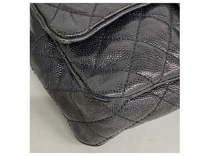 Timeless Chanel Matelassé Schultertasche Schwarz - Ansicht 7