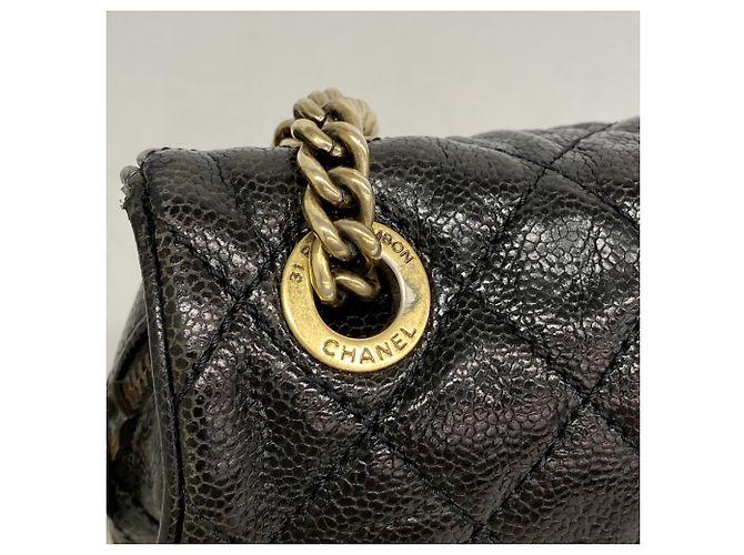 Timeless Chanel Matelassé Schultertasche Schwarz - Ansicht 8