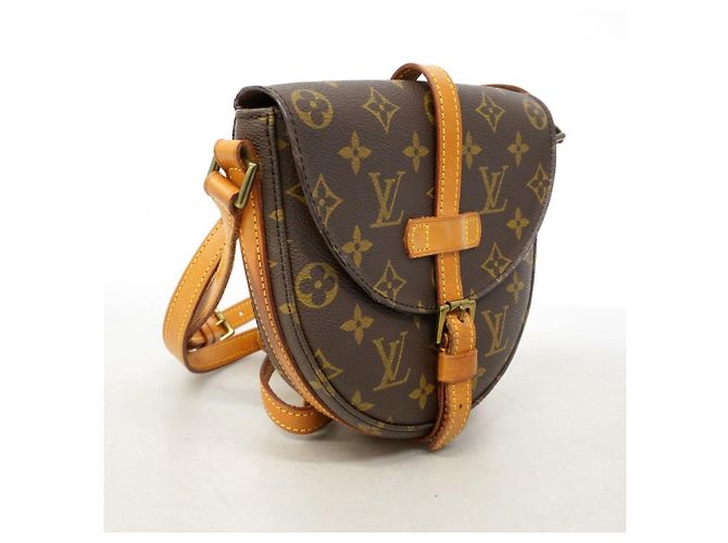 Borsa a Spalla Louis Vuitton Monogram Chantilly PM Marrone - vista 2
