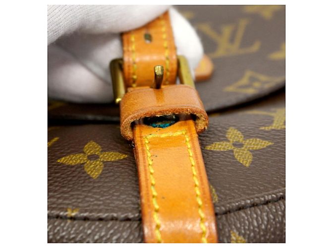 Borsa a Spalla Louis Vuitton Monogram Chantilly PM Marrone - vista 8