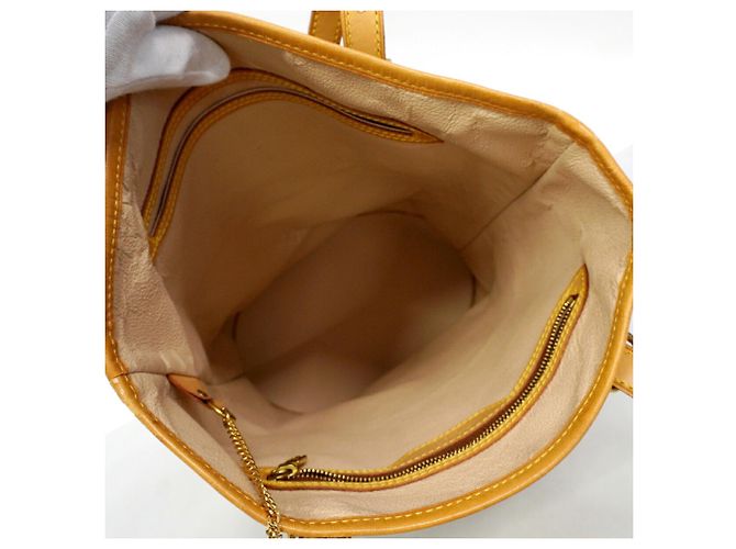 Borsa Tote Louis Vuitton Monogram Bucket GM Marrone - vista 4