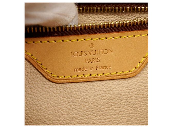 Borsa Tote Louis Vuitton Monogram Bucket GM Marrone - vista 5