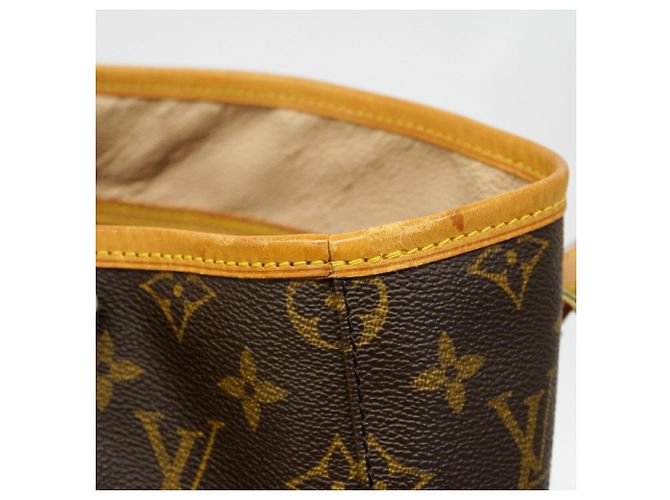 Borsa Tote Louis Vuitton Monogram Bucket GM Marrone - vista 6