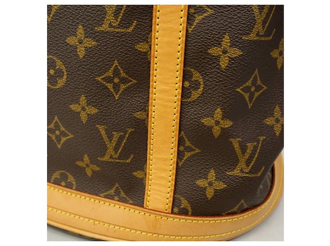 Borsa Tote Louis Vuitton Monogram Bucket GM Marrone - vista 9