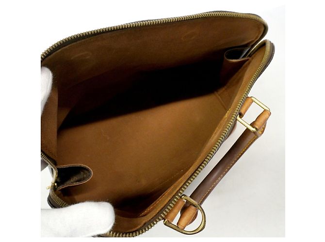 Borsa Louis Vuitton Alma Monogram Marrone - vista 4