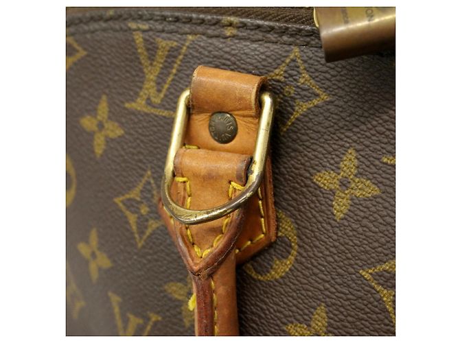 Borsa Louis Vuitton Alma Monogram Marrone - vista 9