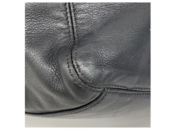 Chanel Tote Bag aus schwarzem Lammleder - Ansicht 6