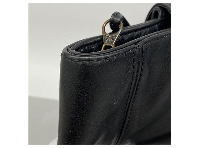Chanel Tote Bag aus schwarzem Lammleder - Ansicht 7