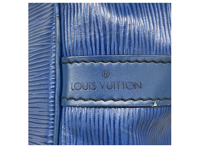 Noe Borsa a Spalla Louis Vuitton Epi Petit Noé Blu - vista 5