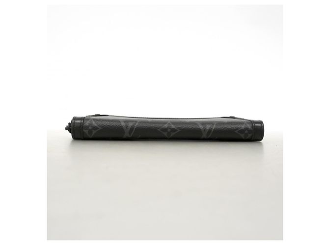 Louis Vuitton Monogram Eclipse Trunk Zippy Wallet Black - view 3