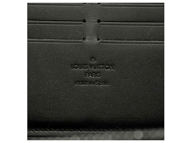 Louis Vuitton Monogram Eclipse Trunk Zippy Wallet Black - view 5