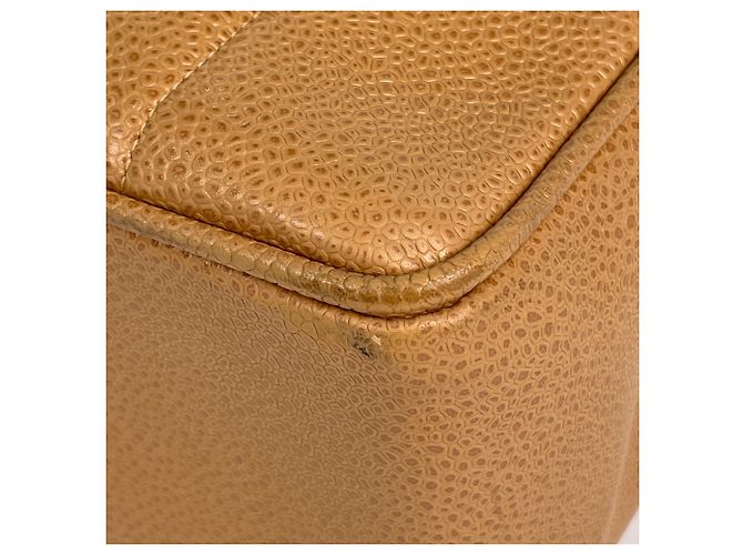 Borsa a Spalla Chanel Mademoiselle Beige - vista 3