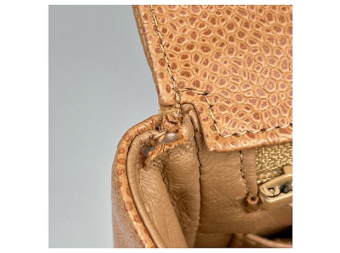 Borsa a Spalla Chanel Mademoiselle Beige - vista 7