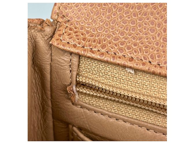 Borsa a Spalla Chanel Mademoiselle Beige - vista 8
