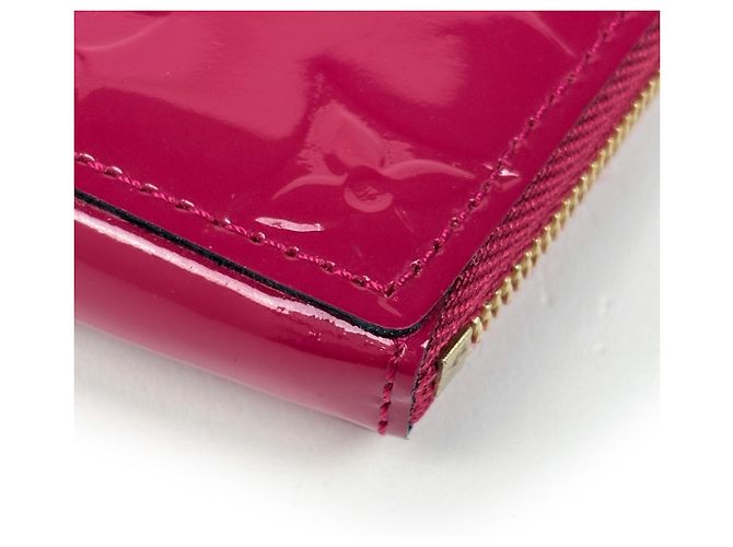 Monedero Monogram Vernis Louis Vuitton Rosa - vista 3
