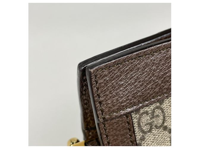 Gucci Ophidia GG Chain Schultertasche Braun - Ansicht 4