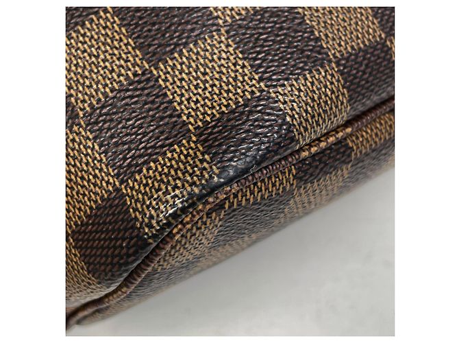 Borsa Tote Louis Vuitton Damier Brown Neverfull PM Marrone Damier ebene - vista 3