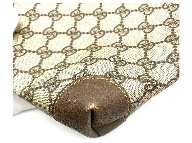 Borsa Tote Old GG Supreme Gucci Sherry Brown da donna Marrone - vista 12