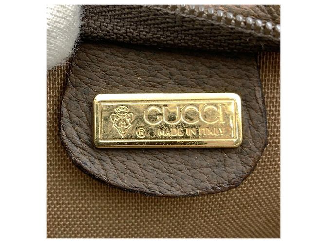 Borsa Tote Old GG Supreme Gucci Sherry Brown da donna Marrone - vista 7