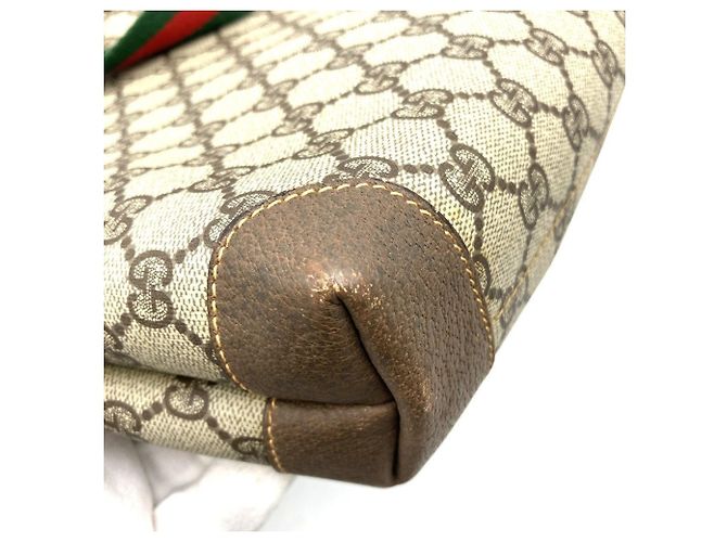 Borsa Tote Old GG Supreme Gucci Sherry Brown da donna Marrone - vista 9