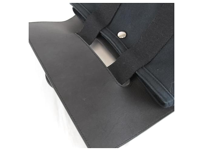 Borsa Hermès con pochette Nero Bianco - vista 11