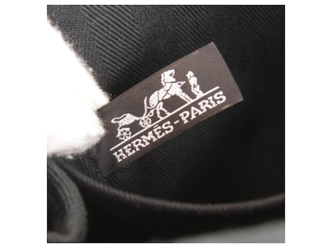 Borsa Hermès con pochette Nero Bianco - vista 13