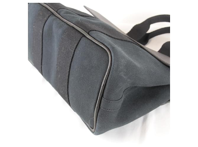 Borsa Hermès con pochette Nero Bianco - vista 5