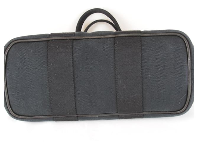 Borsa Hermès con pochette Nero Bianco - vista 7