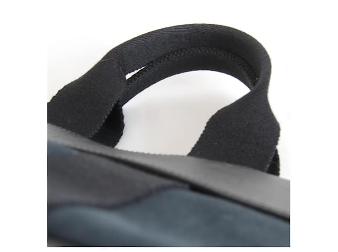 Borsa Hermès con pochette Nero Bianco - vista 9