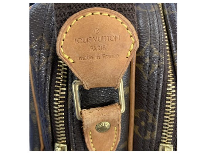 Borsa a tracolla Louis Vuitton Reporter PM Marrone Monogramma - vista 11