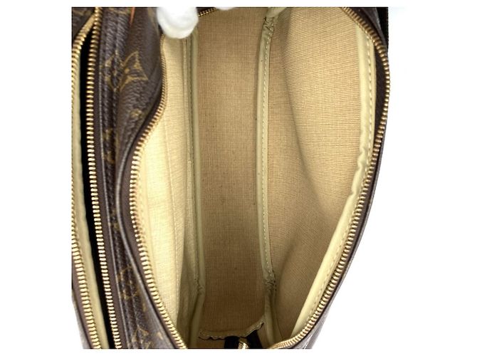 Borsa a tracolla Louis Vuitton Reporter PM Marrone Monogramma - vista 9