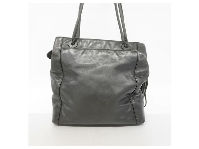 Borsa Tote Chanel in pelle nera Nero - vista 11