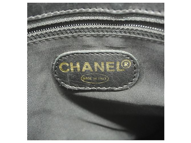 Borsa Tote Chanel in pelle nera Nero - vista 5
