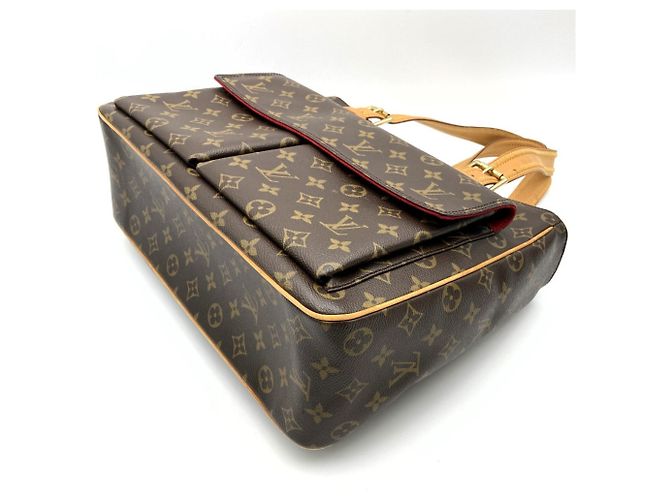 Borsa Louis Vuitton M51162 Multipli-Cité Marrone Monogramma - vista 2