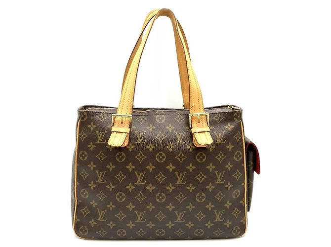 Borsa Louis Vuitton M51162 Multipli-Cité Marrone Monogramma - vista 4
