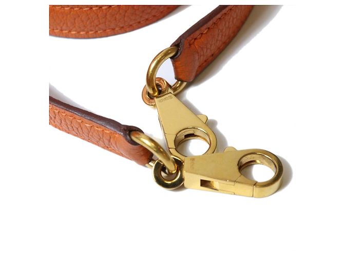 Hermès Borsa Hermes Kelly 32 in pelle Togo Arancione - vista 22