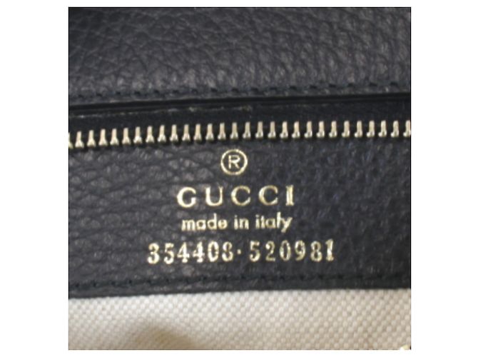 Borsa Tote Gucci in pelle nera Nero - vista 10