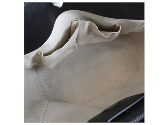 Borsa Tote Gucci in pelle nera Nero - vista 6