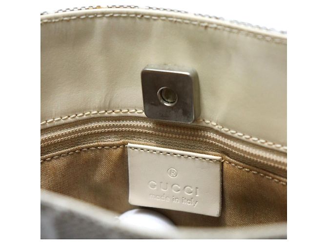 Gucci Tote Bag aus GG Canvas in Grau Braun - Ansicht 11