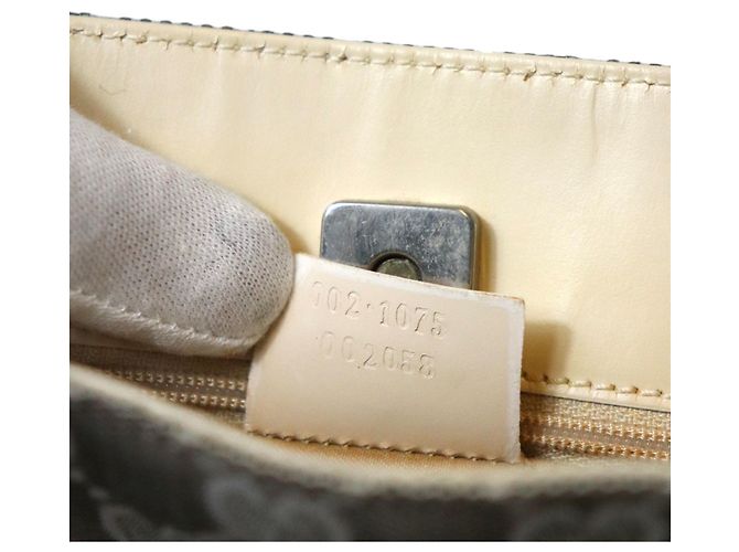 Gucci Tote Bag aus GG Canvas in Grau Braun - Ansicht 12