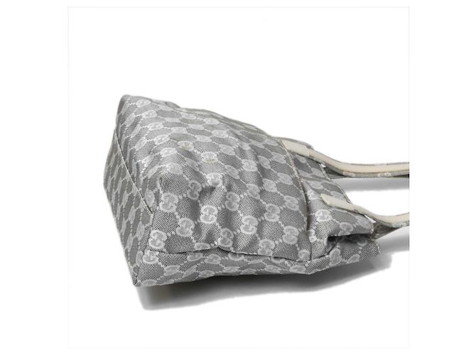 Gucci Tote Bag aus GG Canvas in Grau Braun - Ansicht 4