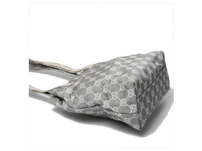 Gucci Tote Bag aus GG Canvas in Grau Braun - Ansicht 5