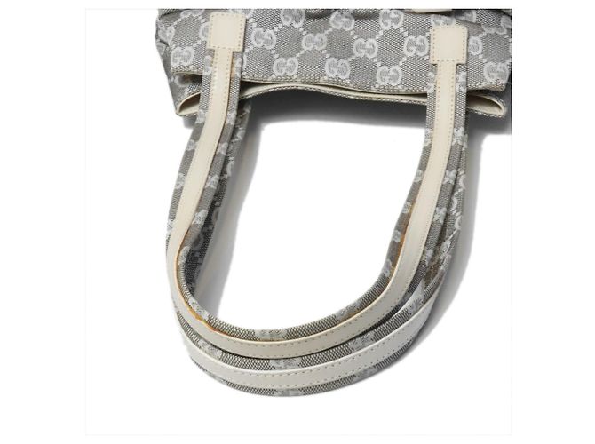 Gucci Tote Bag aus GG Canvas in Grau Braun - Ansicht 6