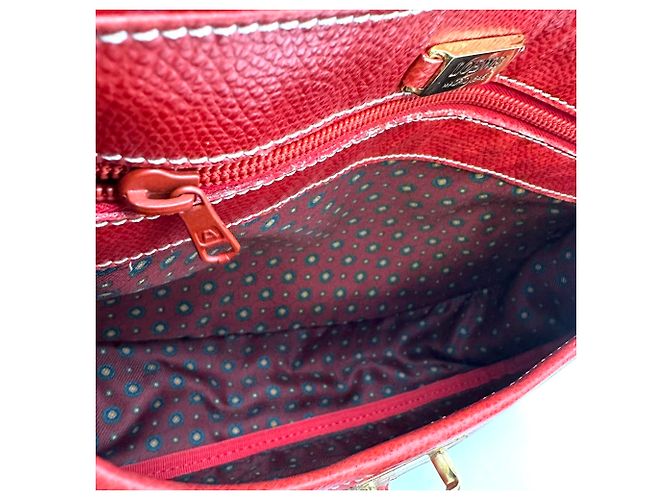 Borsa a tracolla in pelle rossa Loewe Rosso - vista 10