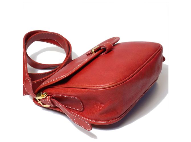 Borsa a tracolla in pelle rossa Loewe Rosso - vista 2