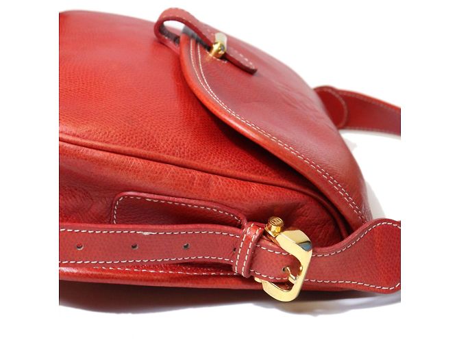 Borsa a tracolla in pelle rossa Loewe Rosso - vista 6