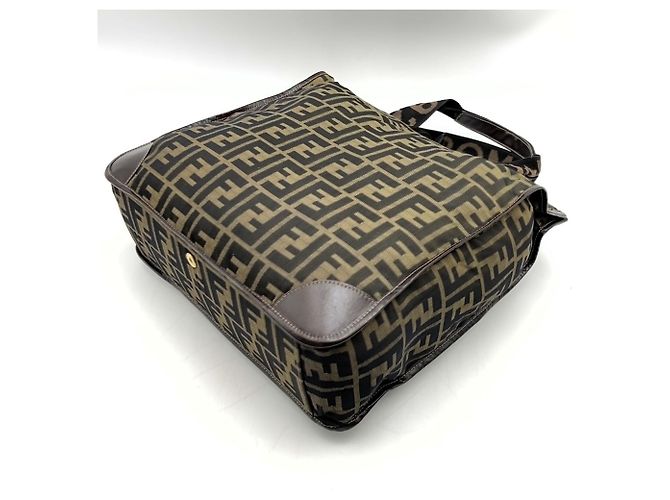 Borsa Tote Fendi Zucca Marrone - vista 2