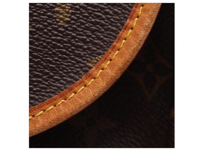 Borsa a Spalla Louis Vuitton Saumur 35 Monogram Marrone - vista 10